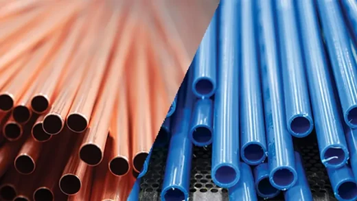 Skillnaden mellan koppar, PEX och stålrör